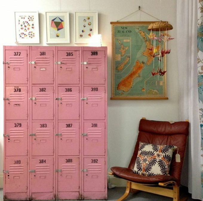 The Smartest Vintage School Lockers At Home
